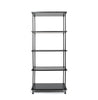 5 Tier Shelving Display Unit Versatile Wall & Pantry Storage Modern Wooden Metal