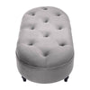 Large Chesterfield Footstool Sofa Ottoman Pouffe Stool Bench Chair Window Seat