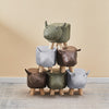 Animal Ottomans Footstools Padded Cushion Pouffe Stool Rest Children Toy Gift