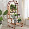 Heavy Duty Tall Climbing Plant Stand Garden Trellis Support Rose Vine Vegetable