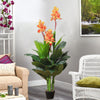 Artificial Banana Canna Tree Tropical Green Plant in Pot HomeOffice Outdoor Tree