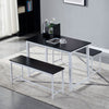 Rectangle Dining Tables for 2-4 Small Space, Wooden Kitchen Table Home/Office