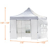 2x2/3x3m Pop-up Gazebo 420D Oxford Marquee Canopy Outdoor Patio Party Tent HQ
