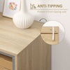 Modern Sideboard, Storage Cabinet, Living Room Accent Cupboard with 3 Drawers