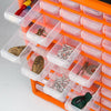 Multi Drawer Cabinet Storage Chest Garage Organiser Screw Nail Bolt Craft Bit UK