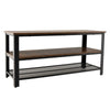 Industrial TV Stand TVs up to 50 Inch 3-Tier Entertainment Center Console Table