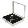 6/10/12 Aluminium Leather Watch Display Storage Box Case Tray Watch Collector