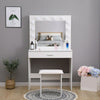 Hollywood Vanity Dressing Table Set w/ Lighted Mirror 12 LED Makeup Dresser Desk