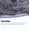 Circle Round Shaggy Rug Living room Bedroom Carpet Floor Fluffy Mat Anti-Skid UK