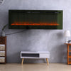 36/40/50/60 inch Inset /Wall Mirrored Fireplace 12 Colour Led Electric Fireplace