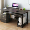 UK Office Home PC Computer Desk Writing Study Table Workstation Shelf Furniture