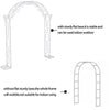 Heavy Duty Wedding Arch Stand Garden Arch Rose Trellis Plant Flower Herb Archway