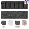 6Pocket Vertical Garden Planter Wall-mounted Horizontal Planting Flower Grow Bag