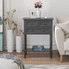 Narrow Console Table Modern Entryway Table w/3 Storage Drawers Wooden Side Table