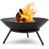 LEVEL Patio Outdoor Fire Pit 52cm Round Bowl Cast Iron LARGE Log Burner Heater