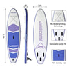 10/11.6 ft Adjustable Inflatable Surfboard Stand-Up SUP Inflatable Paddle Board