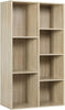 7 Cube Wooden Bookcase Shelving Storage Display Shelves Wood Unit Baskets
