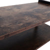 Industrial Wood Metal Frame Console Table Coffee Table TV Media Organizer Stand
