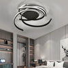 Modern LED Ceiling Light Swirl Spiral Lights Kitchen Living Bedroom Pendant Lamp
