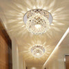 LED Crystal 5W Ceiling Light Fixture Pendant Lamp Lighting Chandelier UK Ship