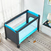 Portable Baby Travel Cot Crib Foldable Infant Playpen Bassinet with Mattress
