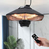 Infrared Ceiling Hanging Mount Electric Patio Heater Remote/Switch Outdoo/Indoor