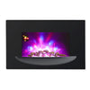 Thermostatic Multi Colour Flame Electric Fireplace LED Fire Wall Mounted Remote