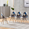 4Pcs Accent Style Dining Chairs Soft Padded Seat Furniture Dining Office Lounge