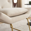 Stylish Accent Chair for Living Room Velvet Armchair Occasional Tub Chairs Cream