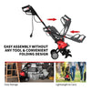 1200W Electric Tiller Garden Soil Cultivator Rotavator W/ Sharp Blades Foldable