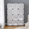 ONPNO Portable Wardrobe 12 Cube Storage Organizer Unit,Modular Cabinet Storage