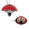 Wall-Mounted/Hanging Electric Patio Heater Infrared Garden Outdoor Heat Settings