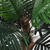 UK Large Faux Palm Tree Fake Artificial Green Plants Realistic Tree Garden 120cm