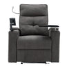 Electric Recliner Chair Sofa TV Armchair with Cup Holder, LED, Bluetooth Speaker