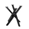 Industrial Steel Table Legs Cross Support Feet Stand for Coffee Dining Table DIY