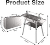 Smoker Barbecue Grills Outdoor Portable BBQ Charcoal Grill Suitable for 8 People