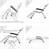 Premium Patio Lounge Chair Portable Folding Chairs with Adjustable Pillow