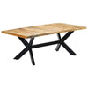 Dining Table 200x100x75 Solid Wood K4I7