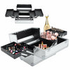 Large Womens Vanity Case Beauty Box Make up Cosmetics Nail Tech Storage Travel