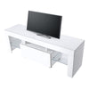 Modern TV Cabinet Unit Entertainment Stand with LED Lamp Beads Remote Control