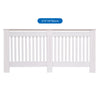 Radiator Cover Cabinet White Traditional Modern MDF Slat Wood Grill Furniture