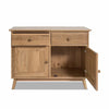 Oak Sideboard Wooden Cabinet Cupboard with Drawers & Doors EDVARDOLSEN Furniture
