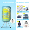 Portable Electric Clothes Dryer PTC Hot Air Tridimensional Drying Machine 900W