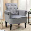 Modern Accent Chair Armchair Upholstered Velvet Single Sofa Lounge Chair NS