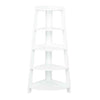 5 Tier Corner Shelf Bookshelf Display Storage Stand Rack Ladder Shelf