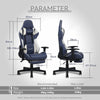 Computer Gaming Chair Ergonomic Executive Massage 160° Recliner Footrest Office