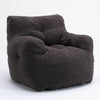 Upholstered Soft Fabric Tufed Bean Bag Foam Memory Resilience Sponge Chair NS