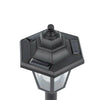 2 x LED SOLAR POWERED WALL LANTERN LAMP SUN LIGHTS Vintage OUTDOOR MOUNT GARDEN