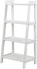 4 Tier Ladder Wooden Shelf Storage Unit Rack Shelving Free Standing Stand