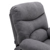 High Back Velvet Tub Armchair Leather Recliner Padded Lounge Chair Sleeping Sofa